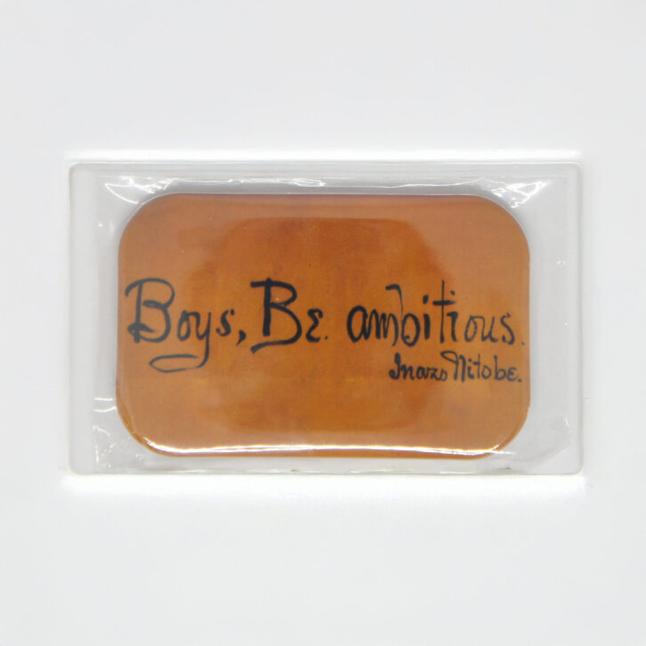 「Boys,Be ambitious 長方形マグネット」の商品イメージ