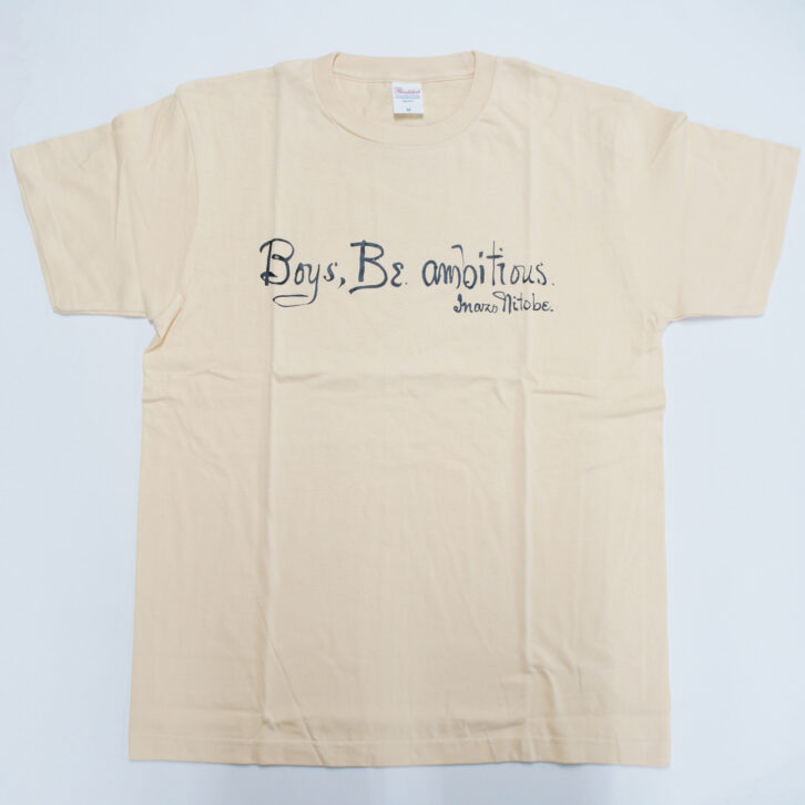 「Boys,Be ambitious Tシャツ」の商品イメージ