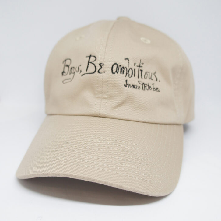 「Boys,Be ambitious コットンツイルキャップ」の商品イメージ