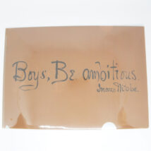 Boys,Be ambitious クリアファイル